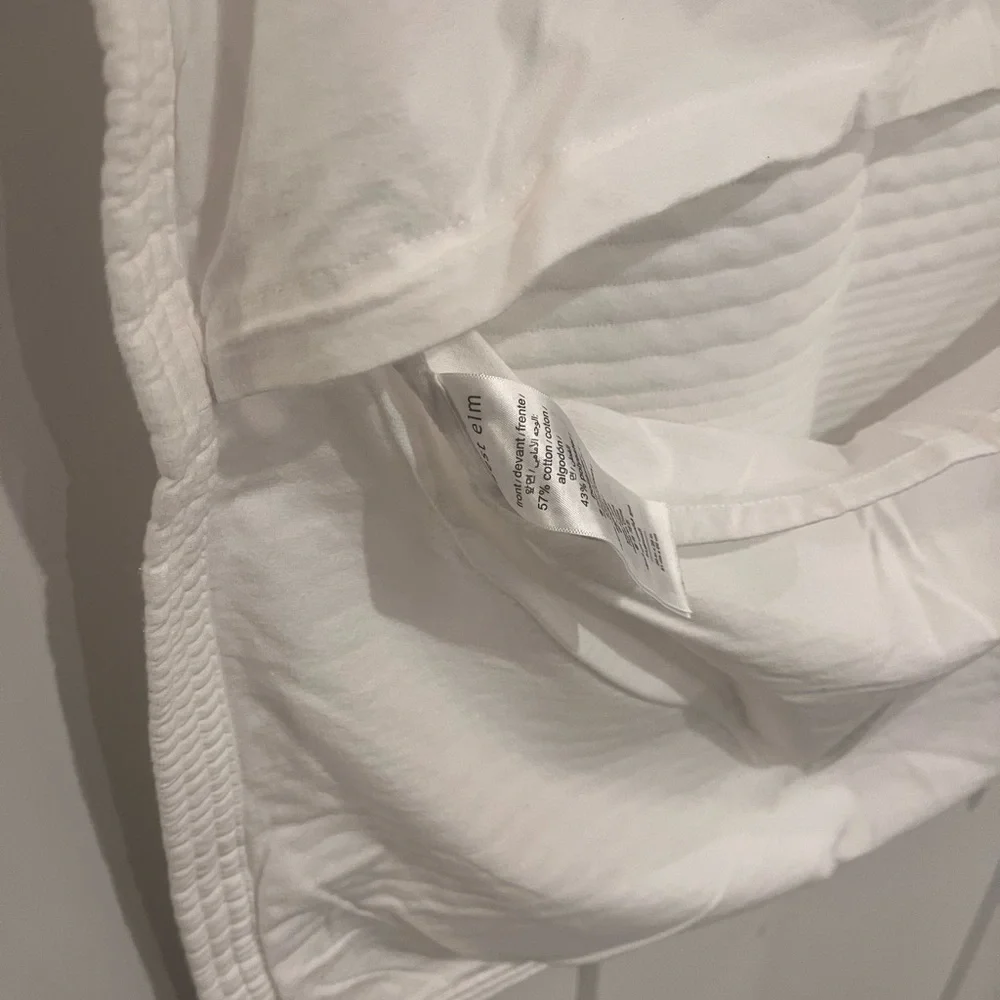 West Elm Set of 2 Standard Cotton Cloud Jersey Shams - White